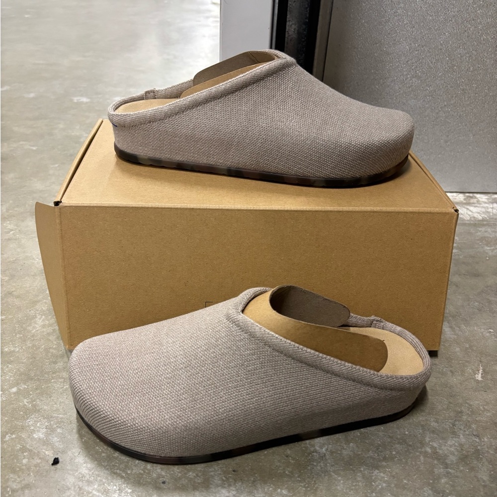 Rothy's Taupe Mules